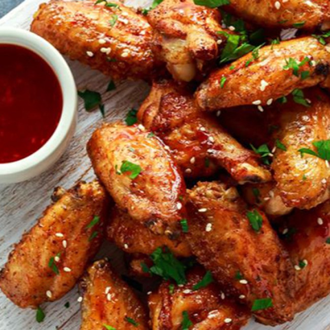 BBQ sauce chicken wings